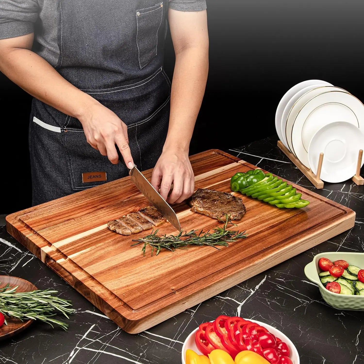Everyday Giant Wood Cutting Board