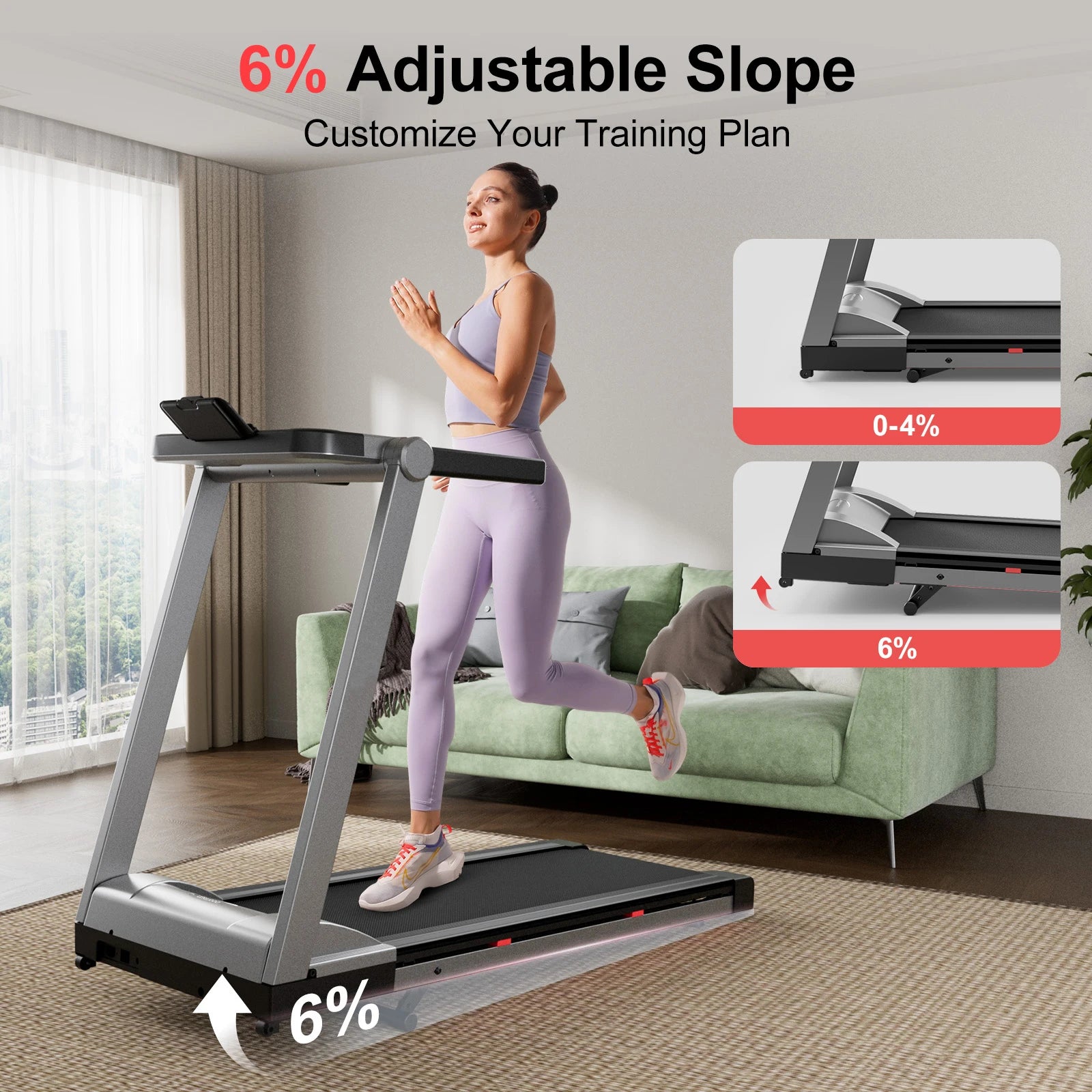 Foldaway Smart Home Fitness Treadmill