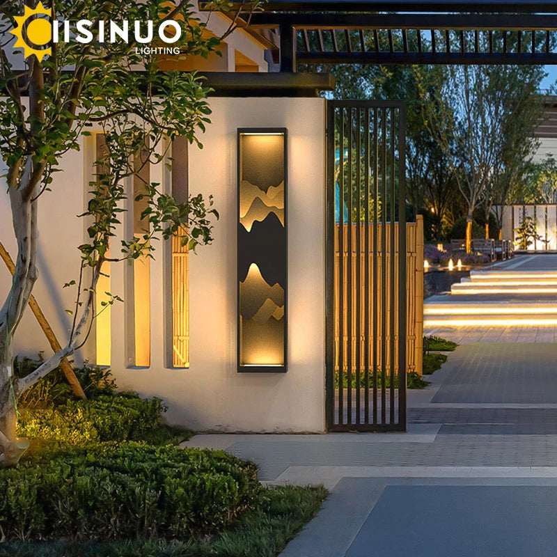 Solar Garden Wall Light Pro