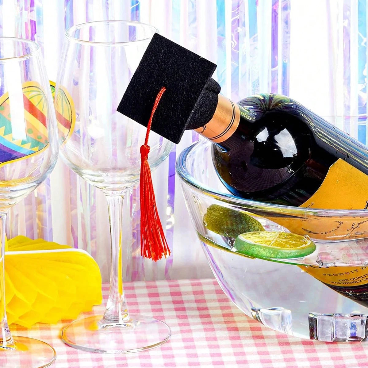 Mini Graduation Cap Toppers Set