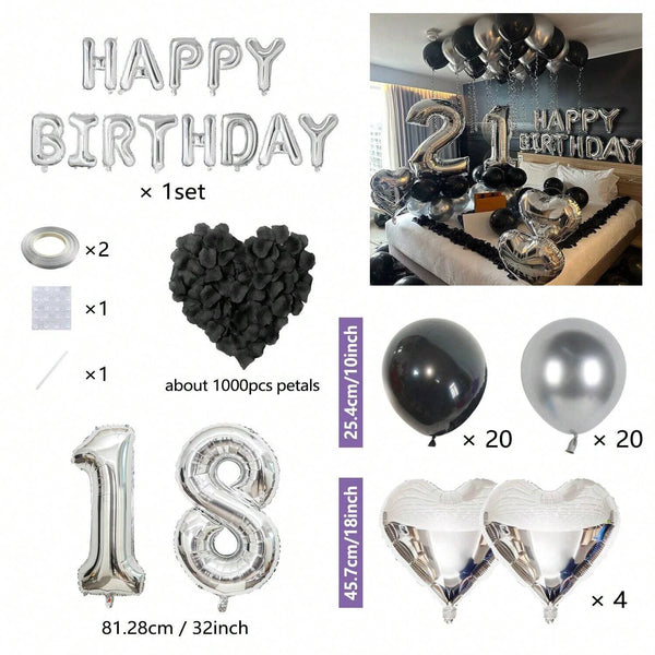 Chrome Party Balloon Kit