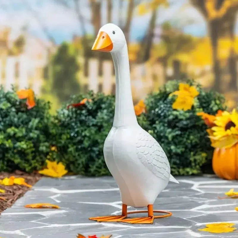 Graceful Garden Goose Ornament