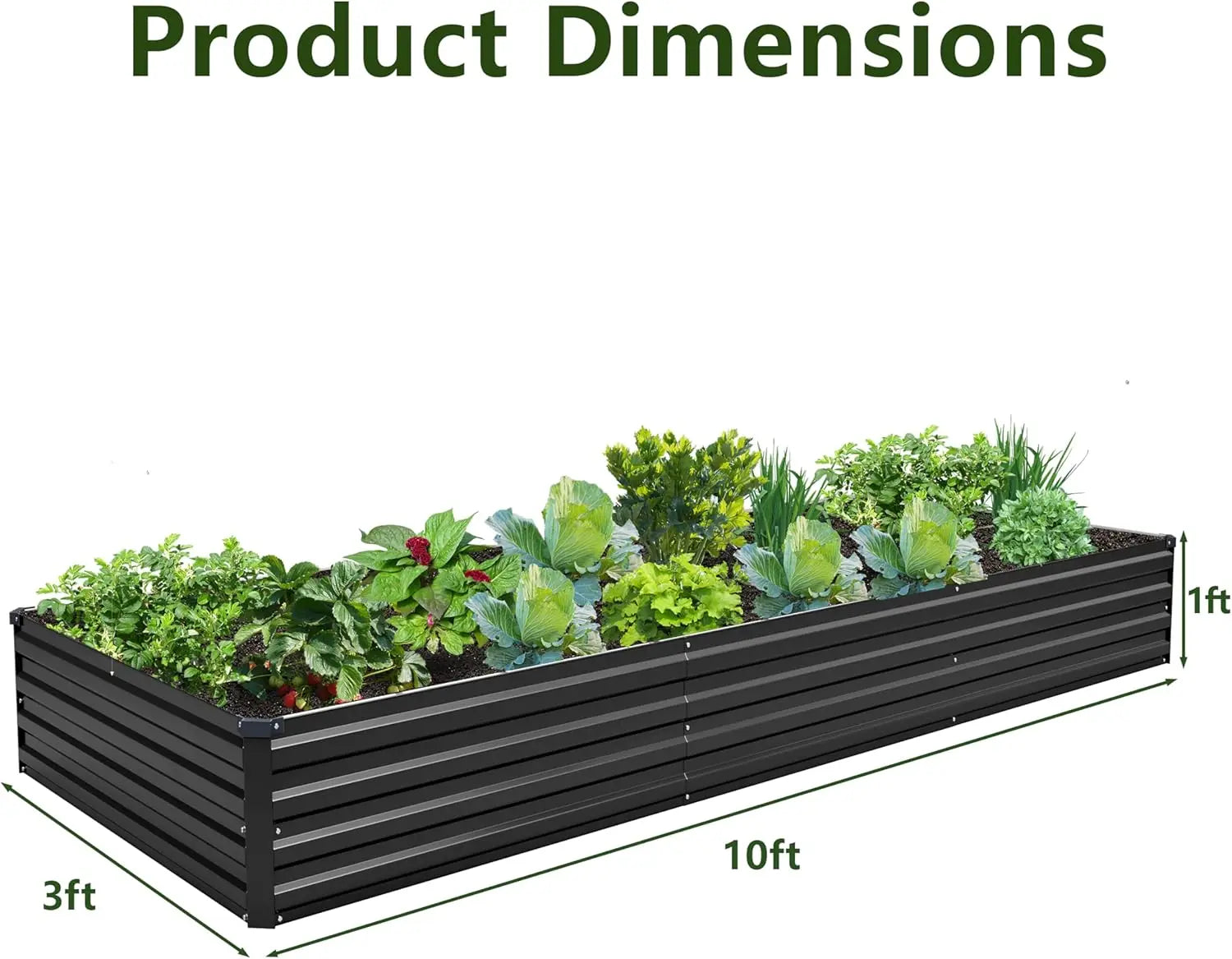 ToughGalv Steel Raised Garden Kit