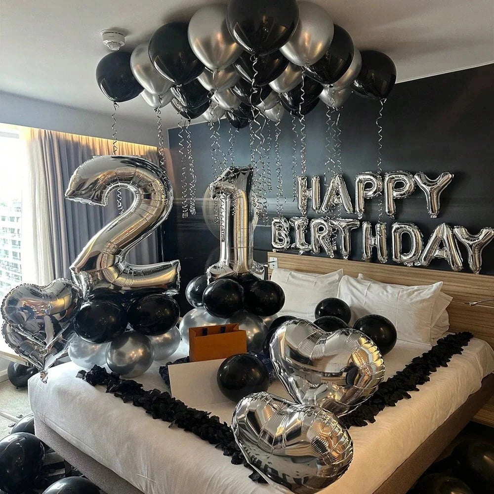 Chrome Party Balloon Kit