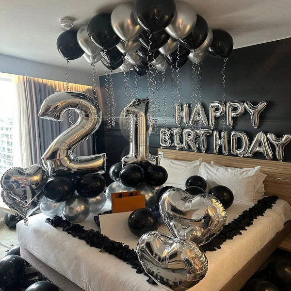 Chrome Party Balloon Kit
