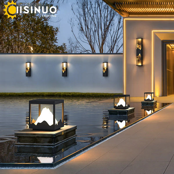 Solar Garden Wall Light Pro